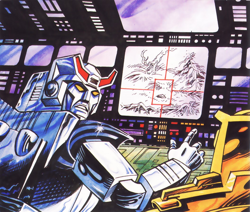 Prowl gesturing to a computer screen